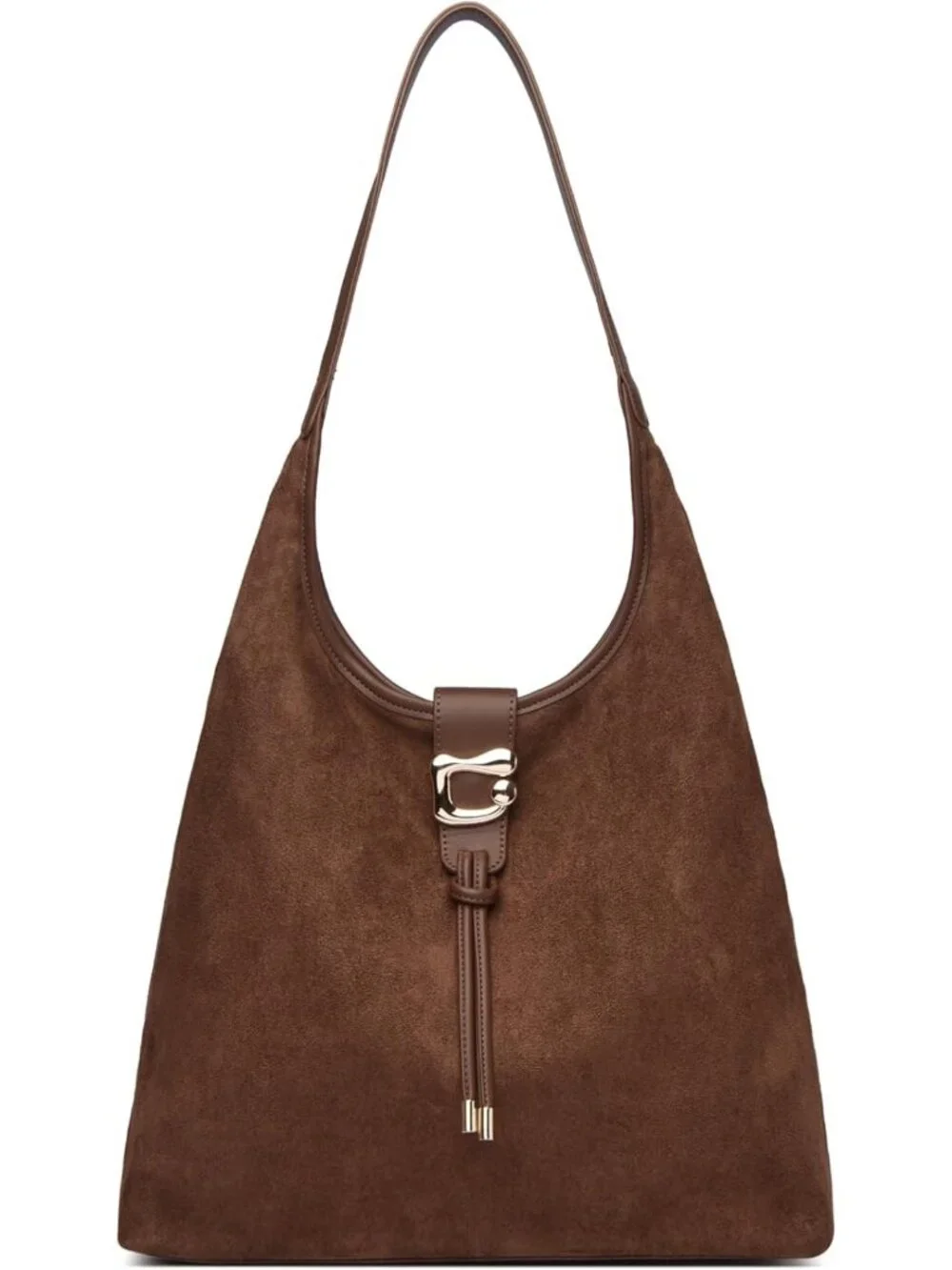 Large Slouchy Suede Hobo Bag for Women - Soft Faux Suede Tote with Zipper